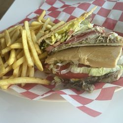 Karlita's Cafe - Cuban sandwich and fries