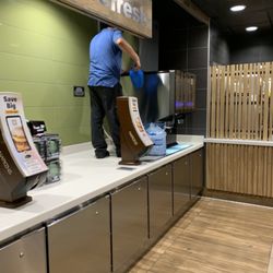 McDonald's - They did not clean it after!