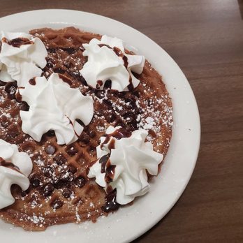 Chace's Pancake Corral - Chocolate waffle - American Near Me - Bellevue, Washington Chace's Pancake Corral - Chocolate waffle - American Near Me - Bellevue, Washington