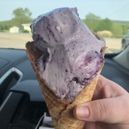 ows a hand holding an ice cream cone ows a hand holding an ice cream cone