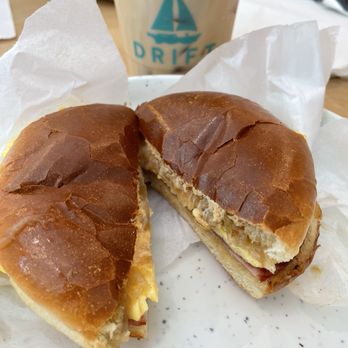Drift Coffee Shop & Kitchen Downtown - Bodego (gam and egg with caramelized onions) - Coffee & Tea Near Me - Wilmington, North Carolina Drift Coffee Shop & Kitchen Downtown - Bodego (gam and egg with caramelized onions) - Coffee & Tea Near Me - Wilmington, North Carolina