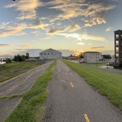 City of Gretna - Good Morning walk. Old Gretna Mississippi River levee