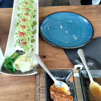 Fuego Hibachi - This is the caterpillar. Excellent presentation. - Sushi Bars Near Me - Riverside, California Fuego Hibachi - This is the caterpillar. Excellent presentation. - Sushi Bars Near Me - Riverside, California