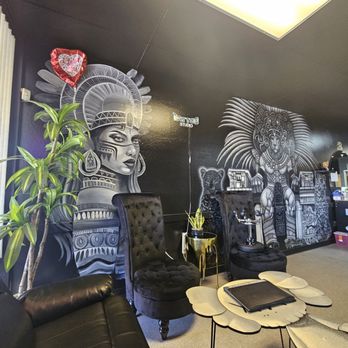 King Jaguar Tattoos - Beautiful wall art made by Marcos and his lady themselves - Tattoo Near Me - Sacramento, California