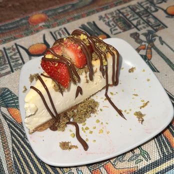 Cleopatra Mediterranean Grill - Dubai Chocolate Cheesecake - Mediterranean Near Me - Detroit, Michigan Cleopatra Mediterranean Grill - Dubai Chocolate Cheesecake - Mediterranean Near Me - Detroit, Michigan