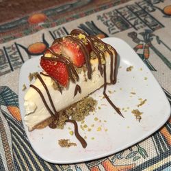 Cleopatra Mediterranean Grill - Dubai Chocolate Cheesecake