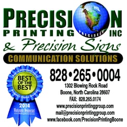 Precision Printing - Best of the Best ... 4 years in a row!