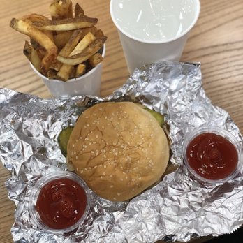 Five Guys - Little Cheeseburger & Fries (Not good) - Burgers Near Me - Fenton, Missouri