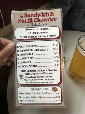 Menu photo 4 Gilbert's Chowder House Portland, ME Menu photo 4 Gilbert's Chowder House Portland, ME