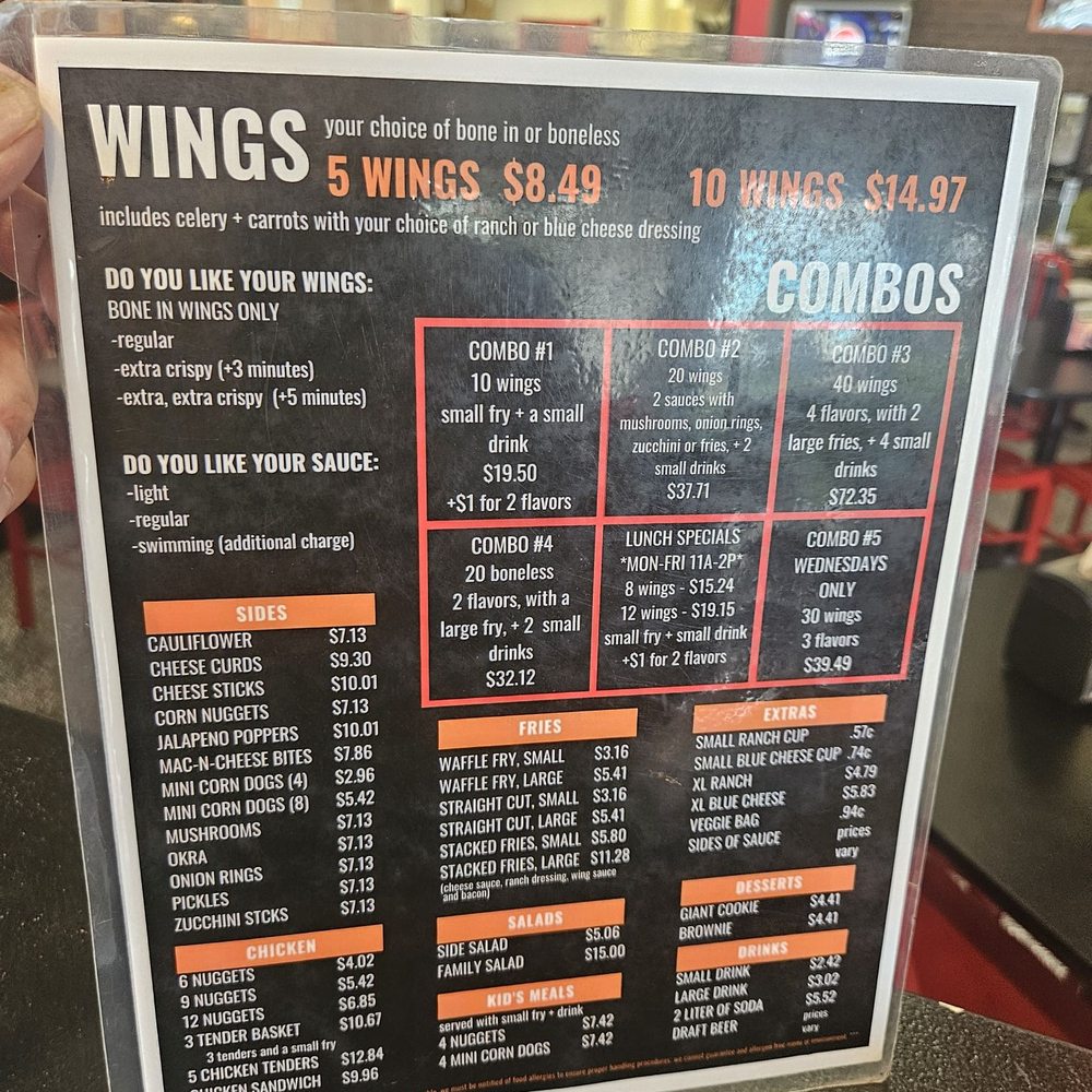 CD's Wings - Westminster - Updated menu - Chicken Wings Near Me - Westminster, Colorado
