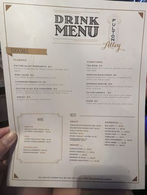 Menu photo 2 Fulton Alley New Orleans, LA Menu photo 2 Fulton Alley New Orleans, LA