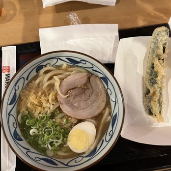 Marugame Udon - Tonkatsu Udon and Fried Zucchini - Japanese Near Me - Costa Mesa, California
