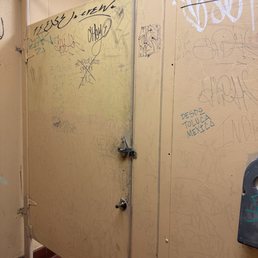 The restrooms at Cardenas. Would you change your baby on here??