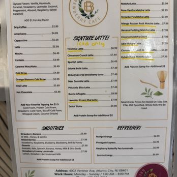 Brew Berry Cafe - Coffee & Tea Near Me - Atlantic City, New Jersey Brew Berry Cafe - Coffee & Tea Near Me - Atlantic City, New Jersey