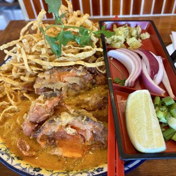 Chiang Rai - Khao Soi with Soft Shell Crab - Thai Near Me - Tustin, California