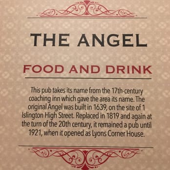 The Angel - Pubs Near Me - London, XGL The Angel - Pubs Near Me - London, XGL