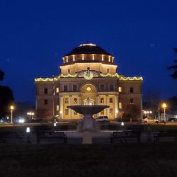 Atascadero City Hall - Atascadero City Hall decorated for the holiday season.