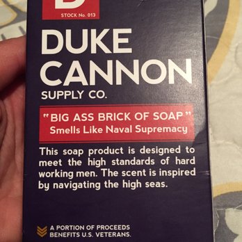 Duluth Trading Company - Big Ass Brick of Soap (Smells like Naval Supremacy) $6.95 - Accessories Near Me - Independence, Missouri Duluth Trading Company - Big Ass Brick of Soap (Smells like Naval Supremacy) $6.95 - Accessories Near Me - Independence, Missouri