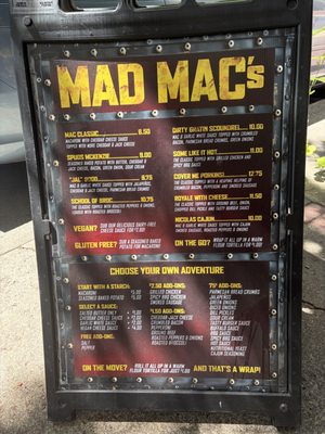 Menu photo 1 Mad Mac's Eugene, OR Menu photo 1 Mad Mac's Eugene, OR