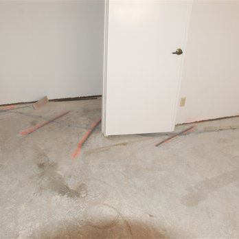 Concrete Slab On Grade Crack Repair Phase 3 After Crack Fill Yelp