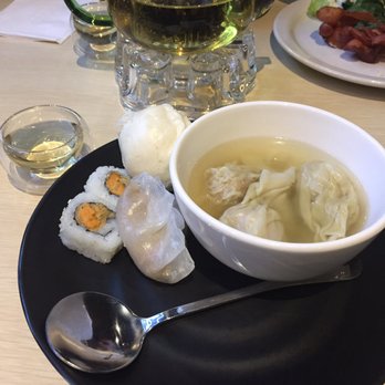Yang Ming Buffet - First dish wonton soup and yam rolls and BBQ pork bun and dumpling - Buffets Near Me - Edmonton, Alberta Yang Ming Buffet - First dish wonton soup and yam rolls and BBQ pork bun and dumpling - Buffets Near Me - Edmonton, Alberta