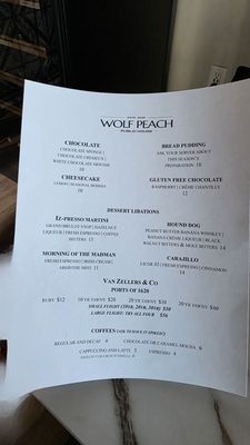 Menu photo 1 Wolf Peach Public House Parker, CO Menu photo 1 Wolf Peach Public House Parker, CO