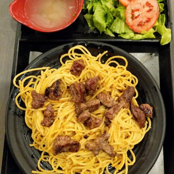 Red Flame - Garlic Noodles w/ Steak - Hot Pot Near Me - Westminster, California Red Flame - Garlic Noodles w/ Steak - Hot Pot Near Me - Westminster, California