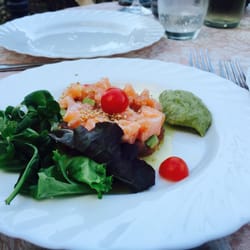 Albergo La Ripa - Salmon and tuna tartare