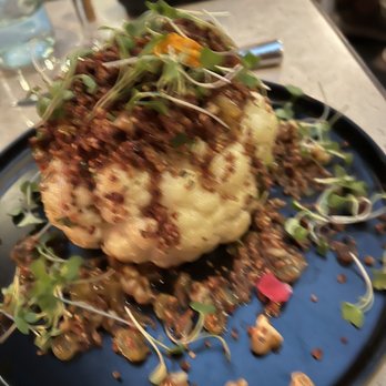 Celadon - Cauliflower steak - Seafood Near Me - Napa, California