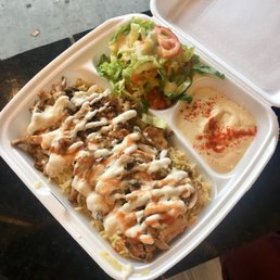 Chicken shawarma plate Chicken shawarma plate