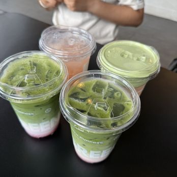 Greenova - Strawberry Matcha - Coffee & Tea Near Me - Frisco, Texas Greenova - Strawberry Matcha - Coffee & Tea Near Me - Frisco, Texas