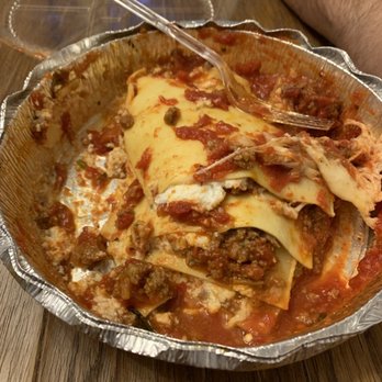 Calabria Pizza - Lasagna, made with ready made pasta. Yuck. - Pizza Near Me - Oradell, New Jersey