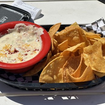 The Fried Taco - Chips, queso w chorizo - Tacos Near Me - Edmond, Oklahoma The Fried Taco - Chips, queso w chorizo - Tacos Near Me - Edmond, Oklahoma