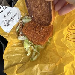 McDonald's - Hot 'N Spicy McChicken with pickle