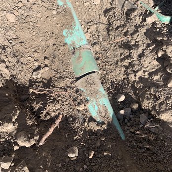 Aspen Foundation Repairs - Michel (or Aspen Foundation Repairs) tried to fix a broken pipe with duct tape. I dug up the pipe and found this buried. - Waterproofing Near Me - Rifle, Colorado