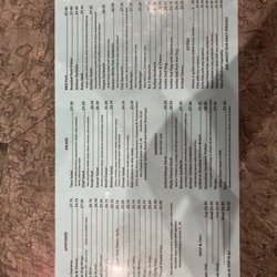 Airliner Bar & Grill - Menu