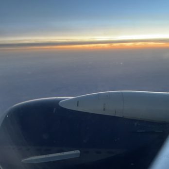 Delta Air Lines - And people wonder why I always choose a window seat...  sunset anyone? - Airlines Near Me - Portland, Oregon
