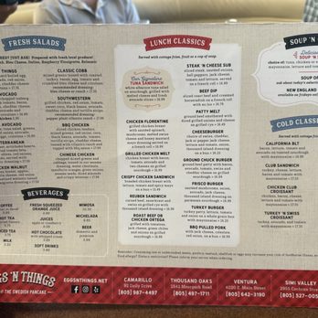 Eggs N Things - Lunch Menu 8/2/26 - Breakfast & Brunch Near Me - Thousand Oaks, California Eggs N Things - Lunch Menu 8/2/26 - Breakfast & Brunch Near Me - Thousand Oaks, California