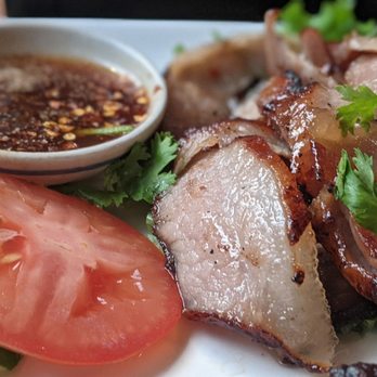 Zabb PuTawn - Pork jowl - Thai Near Me - New York, New York Zabb PuTawn - Pork jowl - Thai Near Me - New York, New York