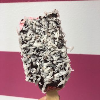 La Michoacana Ice Cream Delight - Strawberry crepe dipped in chocolate w coconut - Ice Cream & Frozen Yogurt Near Me - Placentia, California La Michoacana Ice Cream Delight - Strawberry crepe dipped in chocolate w coconut - Ice Cream & Frozen Yogurt Near Me - Placentia, California