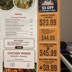 Seniore's Pizza - Specials