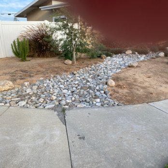 Pacific Coast Landscaping - No weeds, but no replaced plants. Looks very bare!! - Landscaping Near Me - Fullerton, California