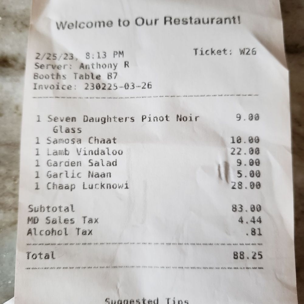 The Mint Room - Our order - Indian Near Me - Bel Air, Maryland The Mint Room - Our order - Indian Near Me - Bel Air, Maryland