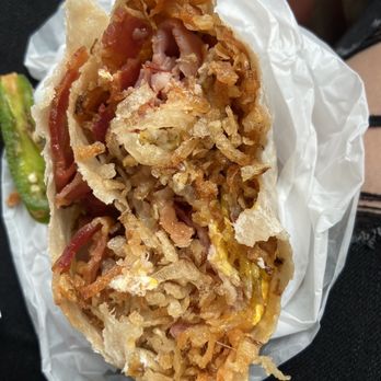 Nate's Korner - Spicy ham and bacon burrito - Breakfast & Brunch Near Me - Santa Ana, California