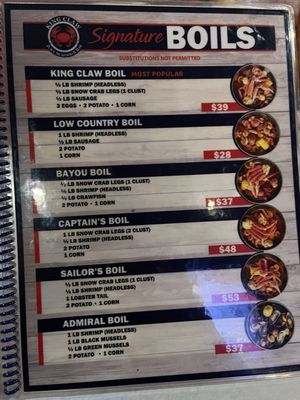 Menu photo 1 King Claw - Juicy Seafood & Bar Charleston, SC