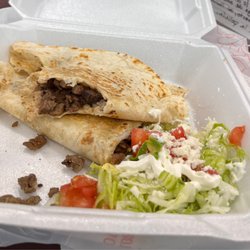 Don Fily's Tacos - Steak quesadilla (I had already dug in a bit lol)