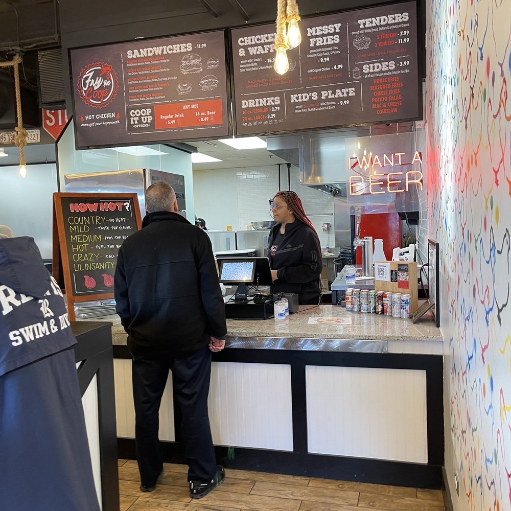 Fry the Coop - customers at the counter - American Near Me - Oak Lawn, Illinois