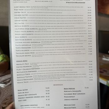 Oaxaca Village - Menu - Mexican Near Me - Artesia, California