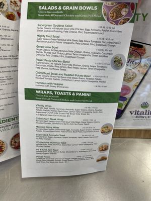 Menu photo 2 Vitality Bowls Pleasant Hill, CA Menu photo 2 Vitality Bowls Pleasant Hill, CA