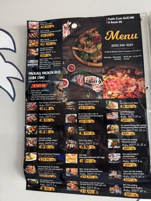 Menu photo 3 Faith Com Grill MK Houston, TX Menu photo 3 Faith Com Grill MK Houston, TX